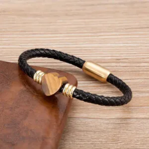 bracelet coeur pierre oeil de tigre Bracelet Oeil de Tigre, Bracelet Oeil de Tigre Femme Luviol