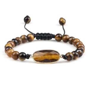 bracelet de lithotherapie oeil de tigre 2