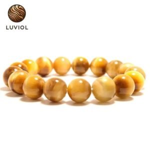 bracelet elastique tigre jaune 7