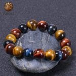 Pulsera Ojo de Tigre natural para muñeca, estilo elegante