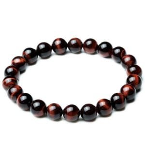 Pulsera ojo de tigre rojo para bloquear energías negativas