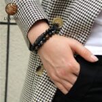 Bracelet Oeil de Tigre triple protection