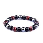 Bracelet Pierre Oeil de Taureau Triple Protection