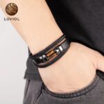 Bracelet Pierre Oeil de Tigre pour Homme