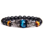 Bracelet en Pierre Œil de Dragon Naturel
