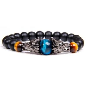 bracelet pierre oeil dragon pierres naturelles 3