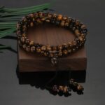 Collier de Protection Oeil de Tigre : Énergie Vibratoire