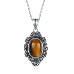 collier oeil de tigre pour femme 5