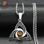 Collier Oeil de Tigre pour Homme