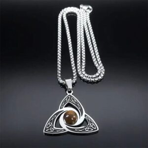 collier oeil de tigre pour homme 9