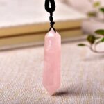 Collier Quartz Fumé Élégant pour Homme