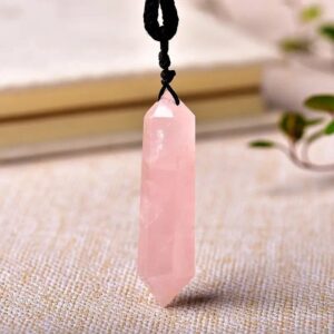 collier quartz pour homme en quartz fume 2